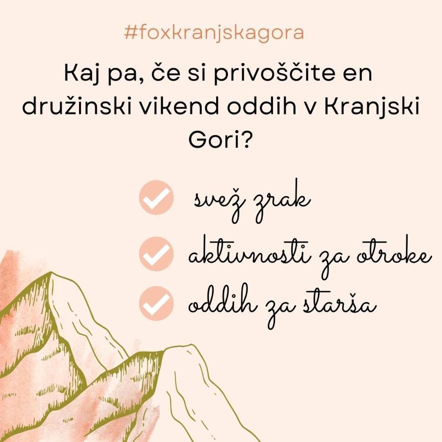 Fox Family Apartment Kranjska Gora Εξωτερικό φωτογραφία